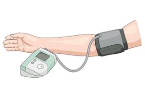 Blood pressure measurement using an electronic tonometer