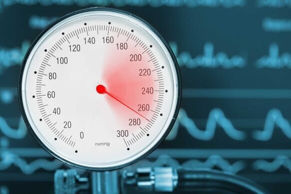 High pressure indicator for hypertension